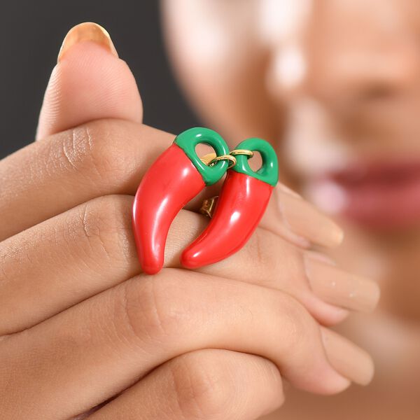 Kanchanaburi Blauer Saphir Ohrringe 925 Silber 750 Gelbgold Vermeil image number 4