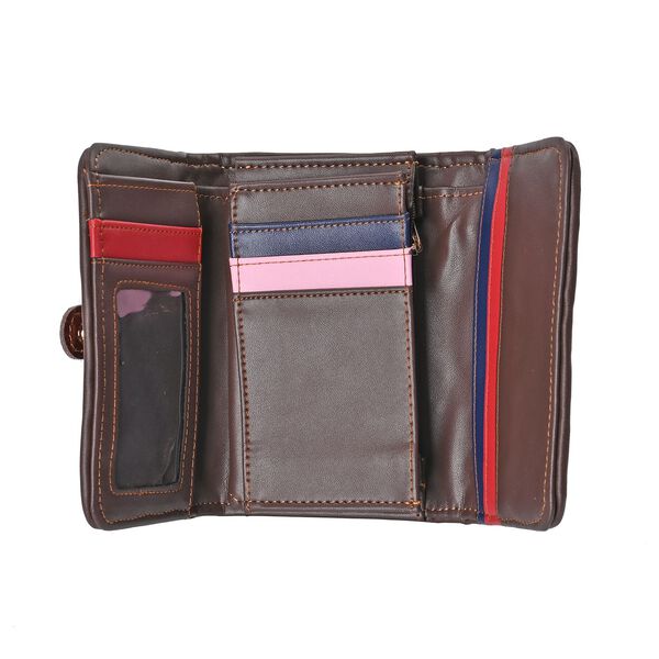 Chaos by Elsie - Echtleder Patchwork Geldb&ouml;rse, Patchwork image number 4