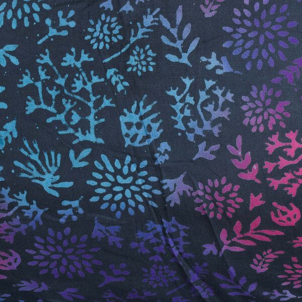 Bedruckter Balinesischer Sarong, Dunkelblau image number 4