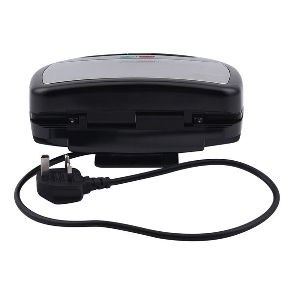 HOMESMART - tragbarer Sandwichmaker mit 3 austauschbaren Eins&auml;tzen, Gr&ouml;&szlig;e 24x23x9 cm, Schwarz image number 4