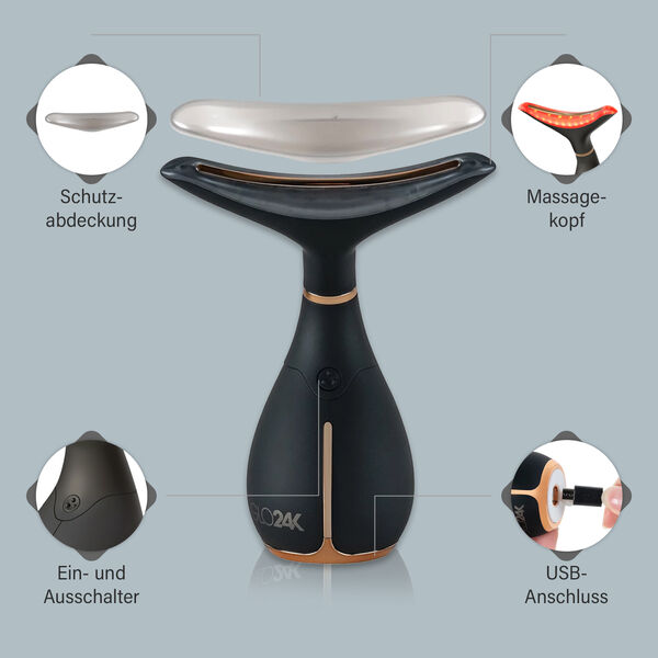 GLO24K Hautverj&uuml;ngungsger&auml;t f&uuml;r den Hals image number 11