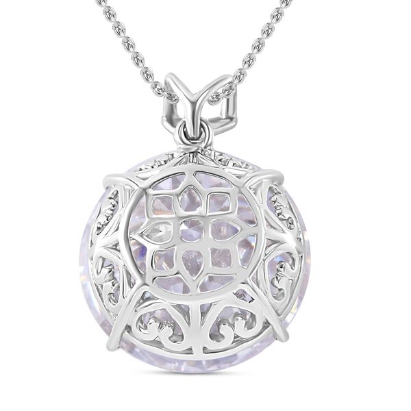 Moissanit Anhänger mit 60cm Kette - 32,34 ct. image number 6