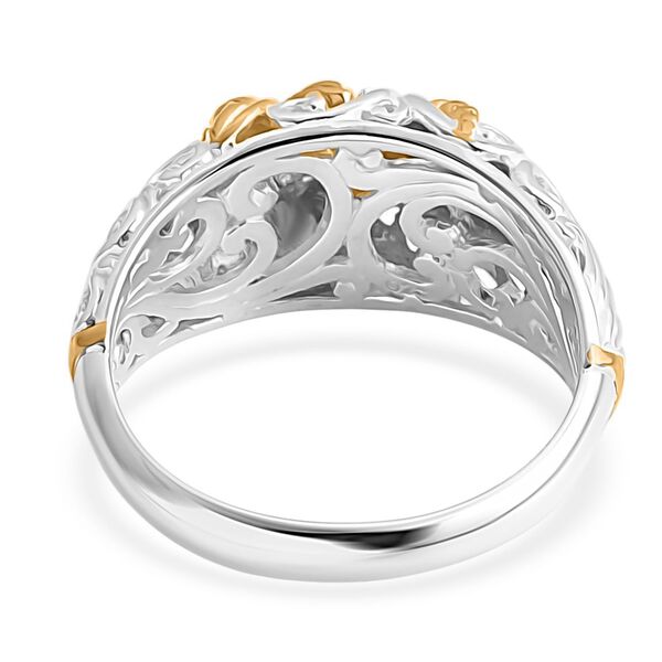 D'Joy Royal Bali &ndash; Zweifarbiger Ring mit Libellenmotiv image number 4