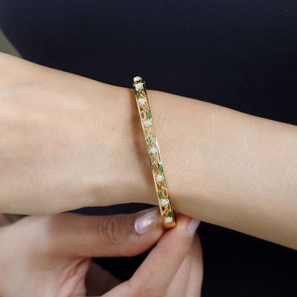 AA natürlicher, äthiopischer Welo Opal-Armreif, 19 cm - 1,41 ct. image number 8