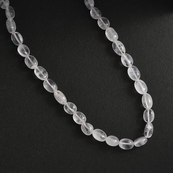 Rosenquarz Halskette, 45 cm - 85 ct. image number 2