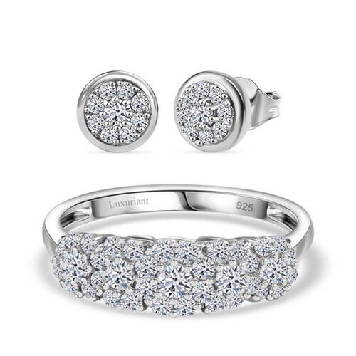 LUXURIANT DIAMOND- SI-GH Labor Diamant Ohrringe und Ring image number 0