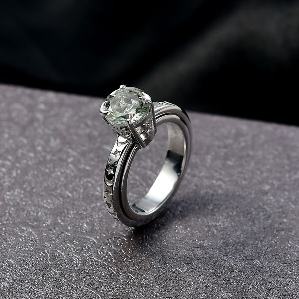 EverTrue AA Prasiolith Spinning Ring - 1,88 ct. image number 2