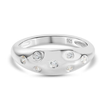 LUSTRO STELLA - feinster Zirkonia-Ring, 925 Silber (Gr&ouml;&szlig;e 16.00)