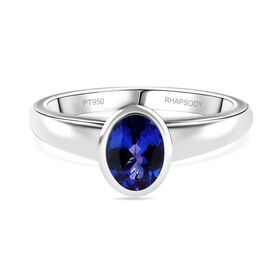 RHAPSODY AAAA Tansanit Ring in 950 Platin - 1,47 ct.