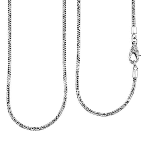 Tulang Naga Halskette in 925 Silber, 45cm