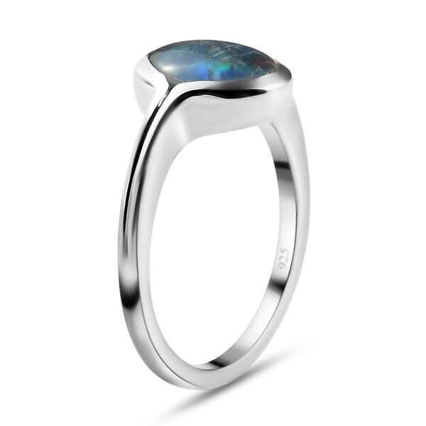 Boulder Opal Triplett-Ring - 1,23 ct. image number 7