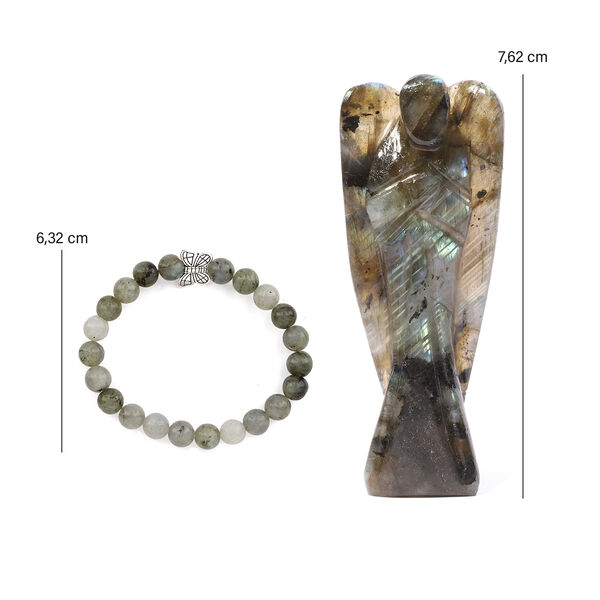 Handgefertigtes Labradorit-Geschenkset image number 6