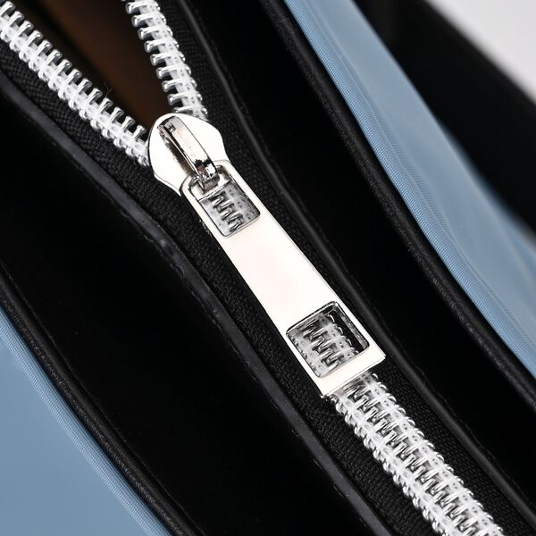 Praktischer Shopper mit verstellbarem Riemen, Blau image number 7