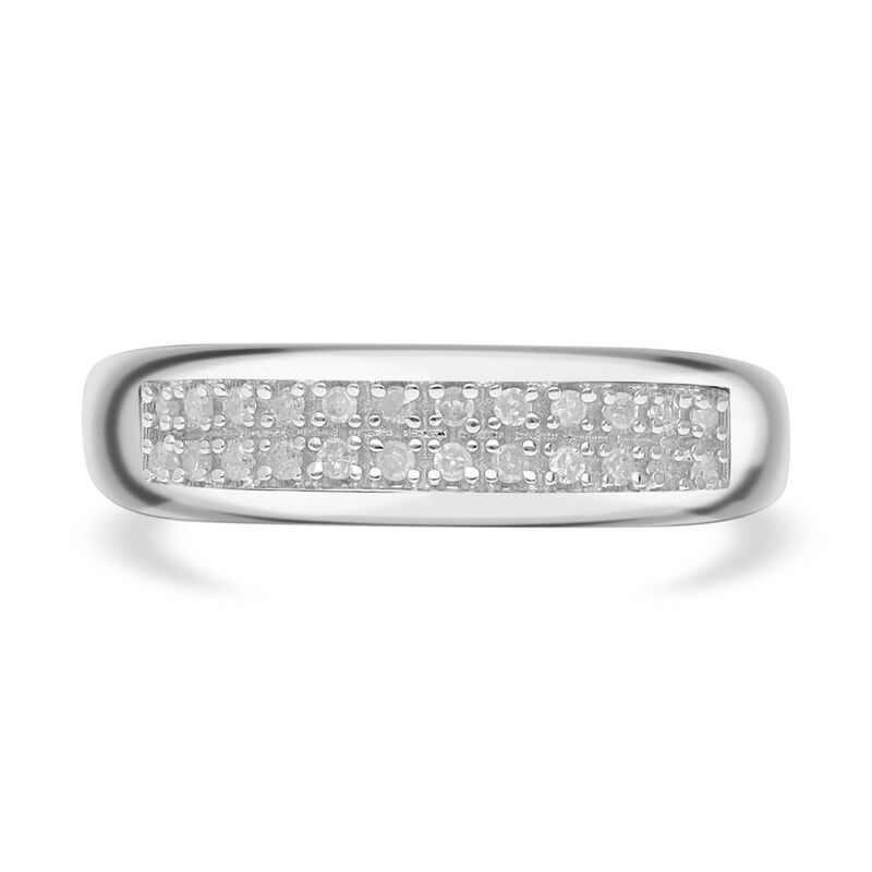Weißer Diamant Ring, ca. 0,20 ct image number 0