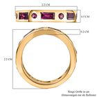 Rhodolith Granat Ring, 925 Silber Gelbgold Vermeil, (Größe 21.00) ca. 2.42 ct image number 6