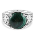 Malachit Ring Edelstahl (Größe 17.00) ca. 5,02 ct
