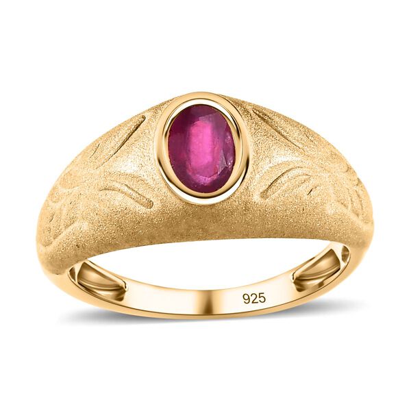 Afrikanischer Rubin-Ring- 0,66 ct. image number 4