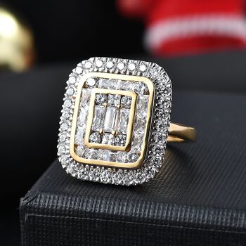 J Francis gefertigt mit SWAROVSKI- Swarovski Zirkonia Ring