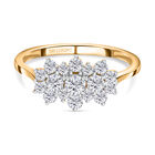 Diamant Boat Ring, I1 G-H Top-Wesselton, SGL Zertifiziert, 585 Gelbgold (Größe 19.00) ca. 1.00 ct