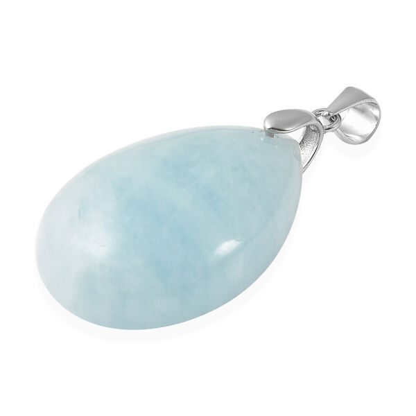 Aquamarin-Anhänger, 925 Silber Rhodium-Überlagerung ca. 25,00 ct image number 3