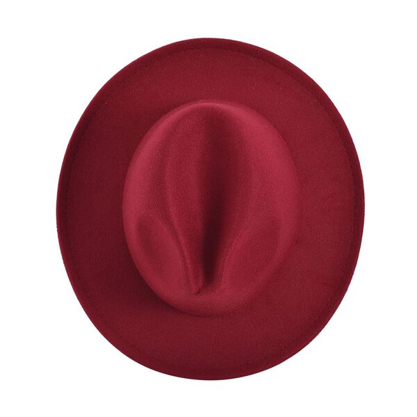 LA MAREY - Fedora Hut, Unisex, 56-58cm, Burgunder image number 4