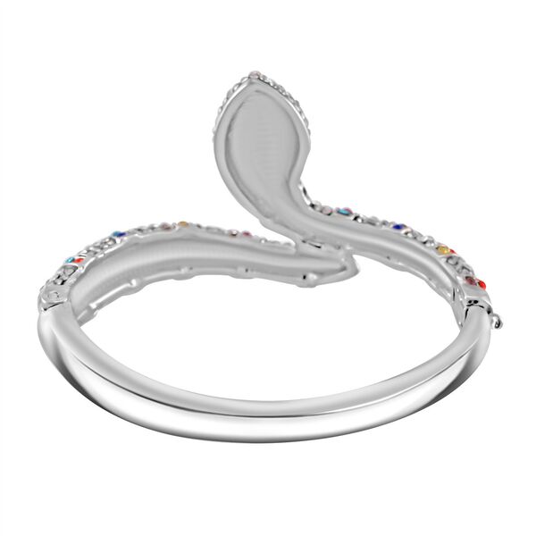 Mehrfarbiger Kristall-Armreif, 18 cm image number 4