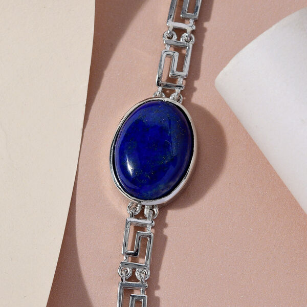 Lapislazuli-Armband, ca. 19 cm, Messing ca. 15,77 ct image number 2