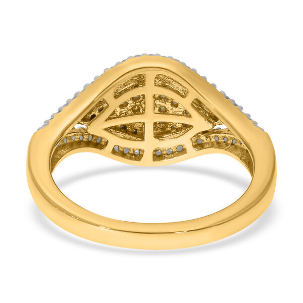 Natürlicher, gelber und weißer Diamant-Ring - 0,50 ct. image number 5