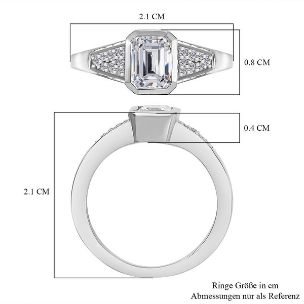 J Francis gefertigt mit SWAROVSKI- Swarovski Zirkonia Ring image number 7