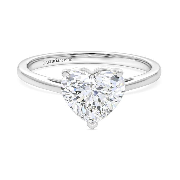 LUXURIANT IGI zertifizierter VS-EF Labor Diamant Ring in 950 Platin - 3 ct.