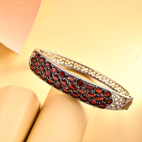 Nat&uuml;rlicher Mosambik Granat Armreif, 19 cm - 15,34 ct. image number 2