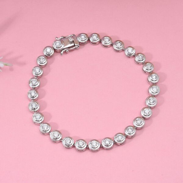 LUXURIANT DIAMOND - Lab Grown Diamant SI-GH Armband ca. 19 cm 925 Silber Rhodiniert ca. 3.00 ct image number 1