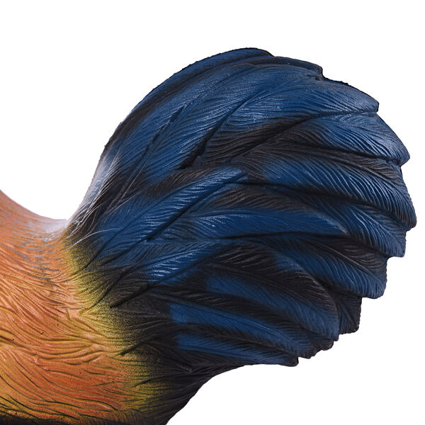 Hahn Gartendekoration, Orange, Schwarz und Blau image number 3