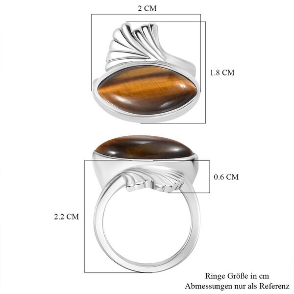 Tigerauge Ring - 6,90 ct. image number 7