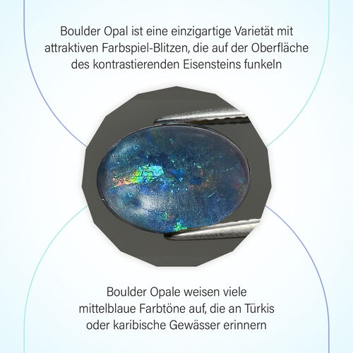 Boulder Opal Triplett Ring - 2,73 ct. image number 1
