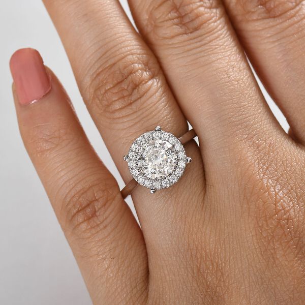 Moissanit Ring - 1,42 ct. image number 3