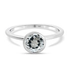 Weißer Topas Solitär Ring 925 Silber (Größe 16.00) ca. 1,00 ct image number 0