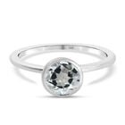 Weißer Topas Solitär Ring 925 Silber (Größe 16.00) ca. 1,00 ct