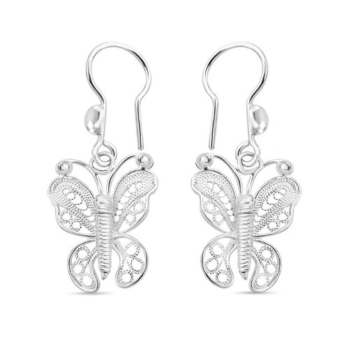 Royal Bali Kollektion- Schmetterling Ohrringe image number 0