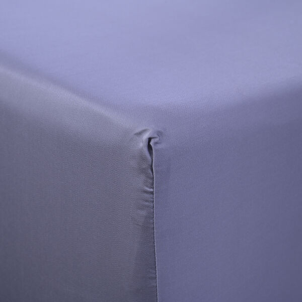 SERENITY NIGHT: Spannbettlaken aus 100% Bambus, 150x200x30 cm, Hellgrau&nbsp; image number 3