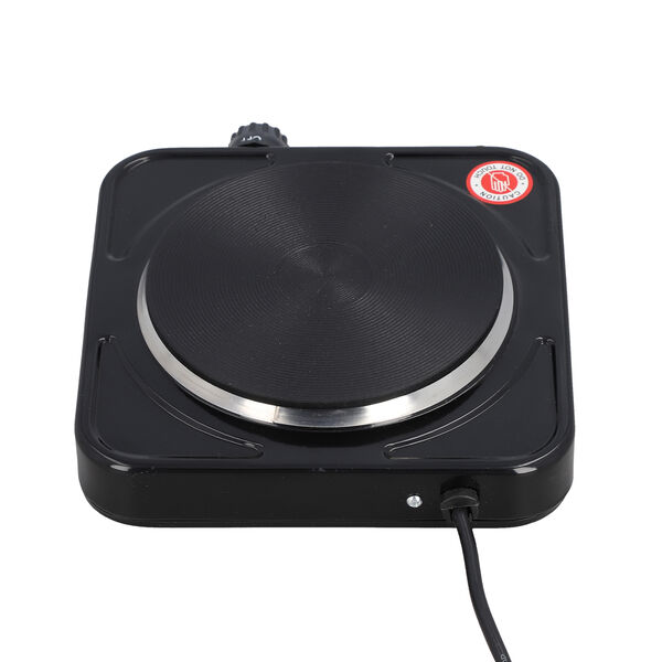 HOMESMART - Einzelkochfeld 1000 Watt, Gr&ouml;&szlig;e 20,88x20,88x6,99 cm, Schwarz image number 3