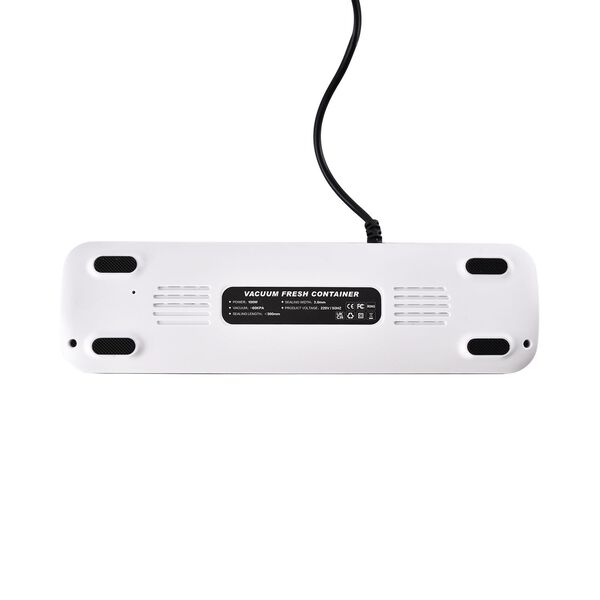 HOMESMART - Vakuumverpackungsmaschine, inkl. 30 Beutel und 6m Rolle, 37,5x18,5x8,5 cm, wei&szlig; image number 5