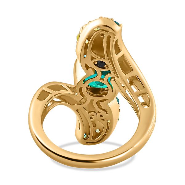 GP Italian Garden Kollektion - Pfau Triplett Quarz und Multi-Edelstein-Ring - 2,73 ct. image number 6