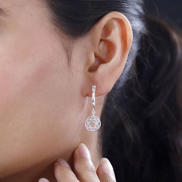 Hexagramm Ohrringe in 925 Silber image number 3