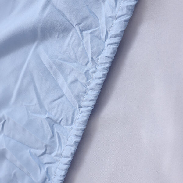 SERENITY NIGHT: 3er-Set - Bettdecke und 2 Kissenbez&uuml;ge, Blumenmuster, Blau und Rosa&nbsp; image number 5