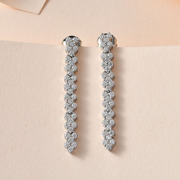 Moissanit Ohrringe - 1,58 ct. image number 8