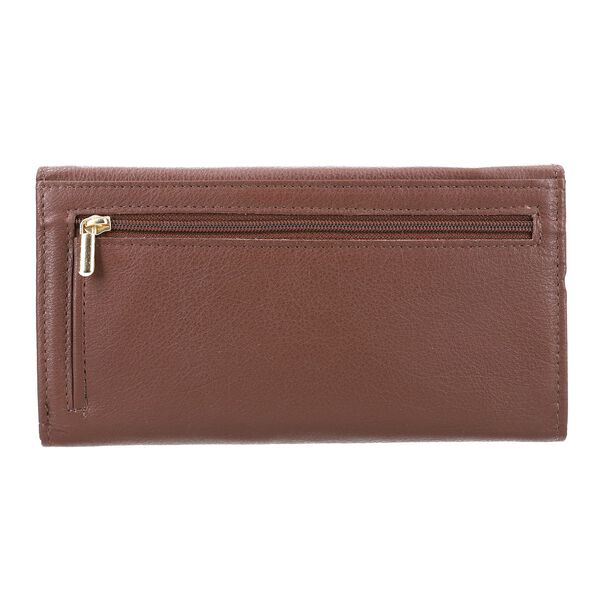 Echtleder Geldbörse, braun image number 4