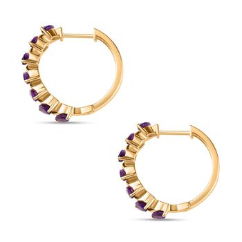 Afrikanische Amethyst-Ohrringe - 3,11 ct.