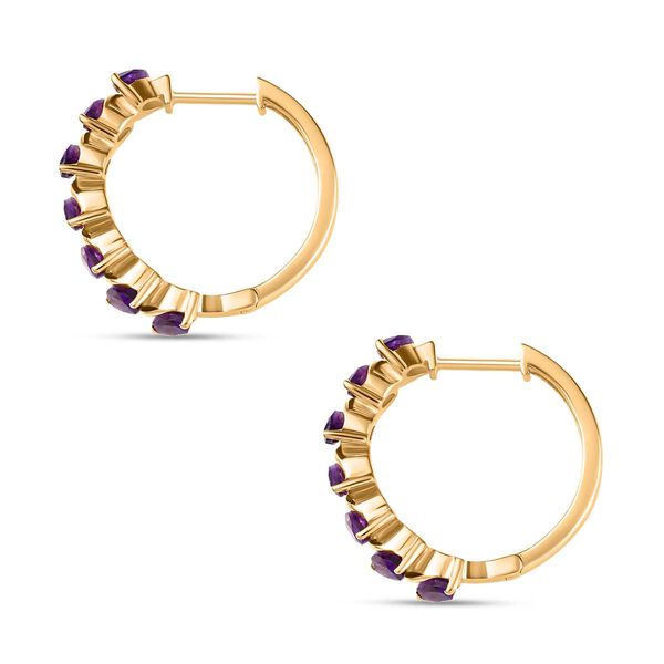 Afrikanische Amethyst-Ohrringe - 3,11 ct. image number 4