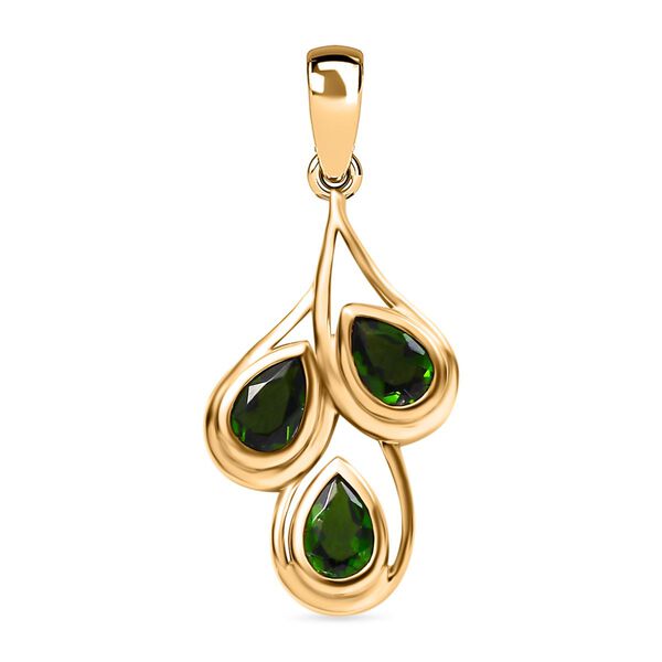 Nat&uuml;rlicher Chromdiopsid-Anh&auml;nger - 1,40 ct.